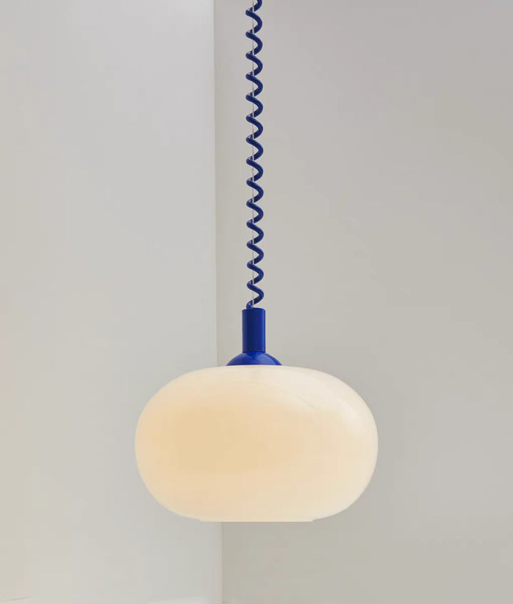 250mm Orb Glass Retractable Pendant