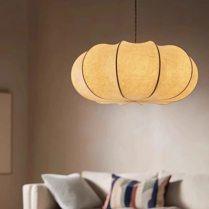 AKARI STYLE | Pumpkin Silk Pendant Light - Classic Version