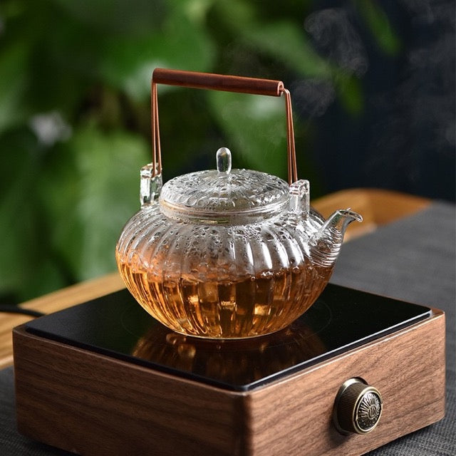 Saburo | Japanese Hammer Pattern Petal Teapot - 500 ml