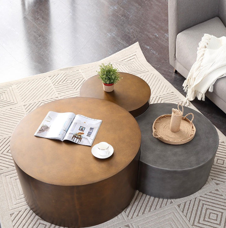 ALVARO - Side Table Set | Stainless steel