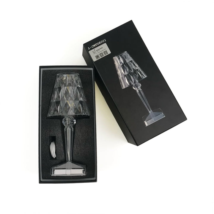 BATTERY -  Romantic Transparent USB Rechargeable Cordless Table Lamp