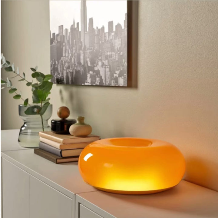 Varma LED Table / Wall Donut Lamp - Amber