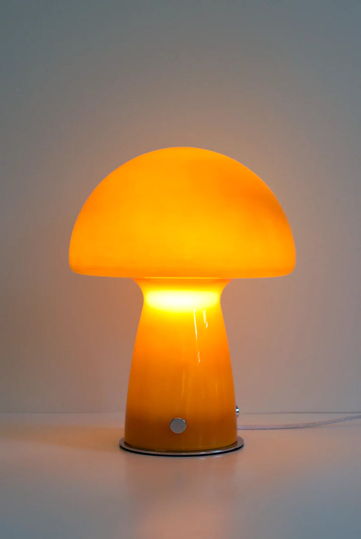 MP Bauhaus Style Glass Mushroom Table Lamp