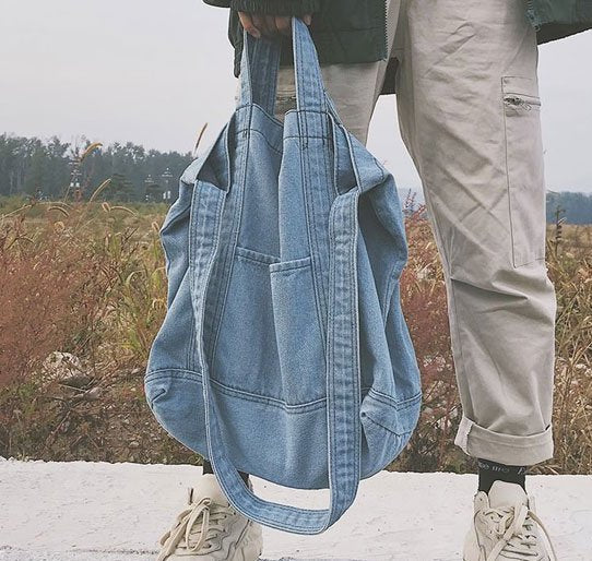 KIER Denim Hobo Bag | Shoulder Bag | Tote Bag