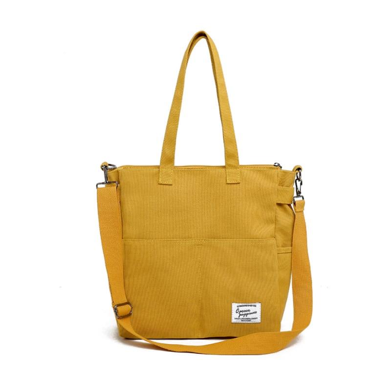 Functional Canvas Tote Bag | Handbag | Crossbody Bag | Shoulder Bag - www.zawearystocks.com