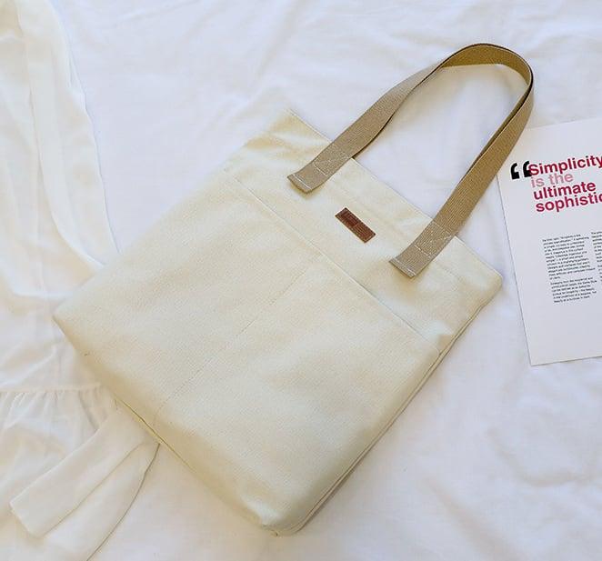 Classic Canvas Tote Bag | Shoulder Bag - www.zawearystocks.com