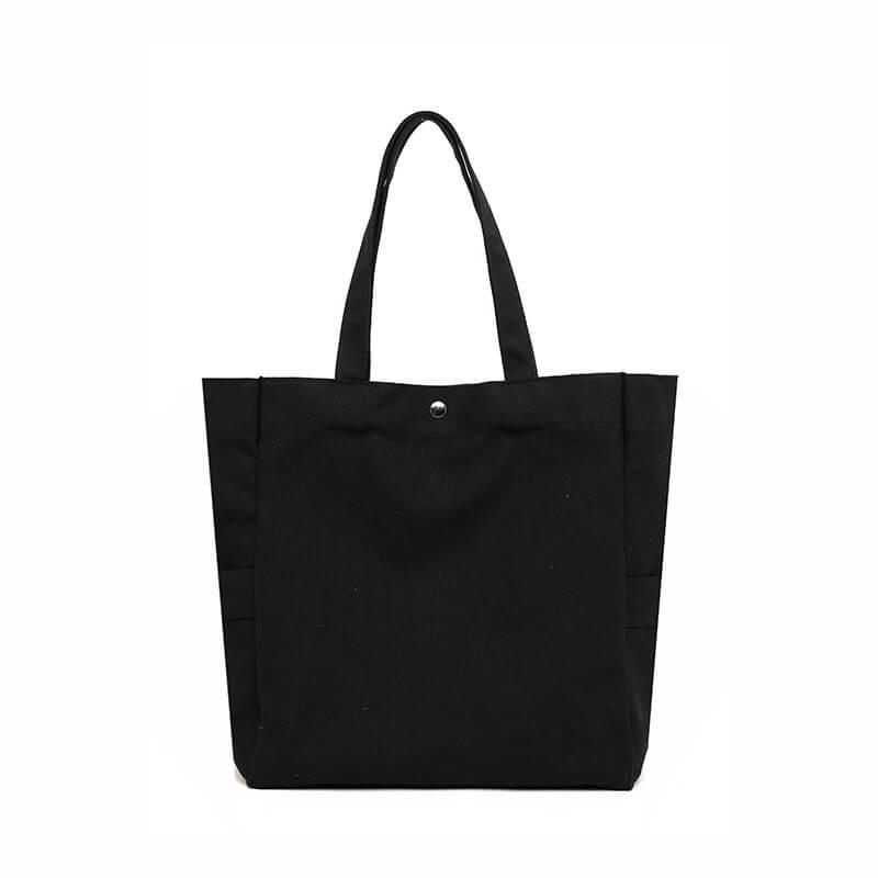 Solid Color Simple Canvas Tote Bag | Shoulder Bag - www.zawearystocks.com