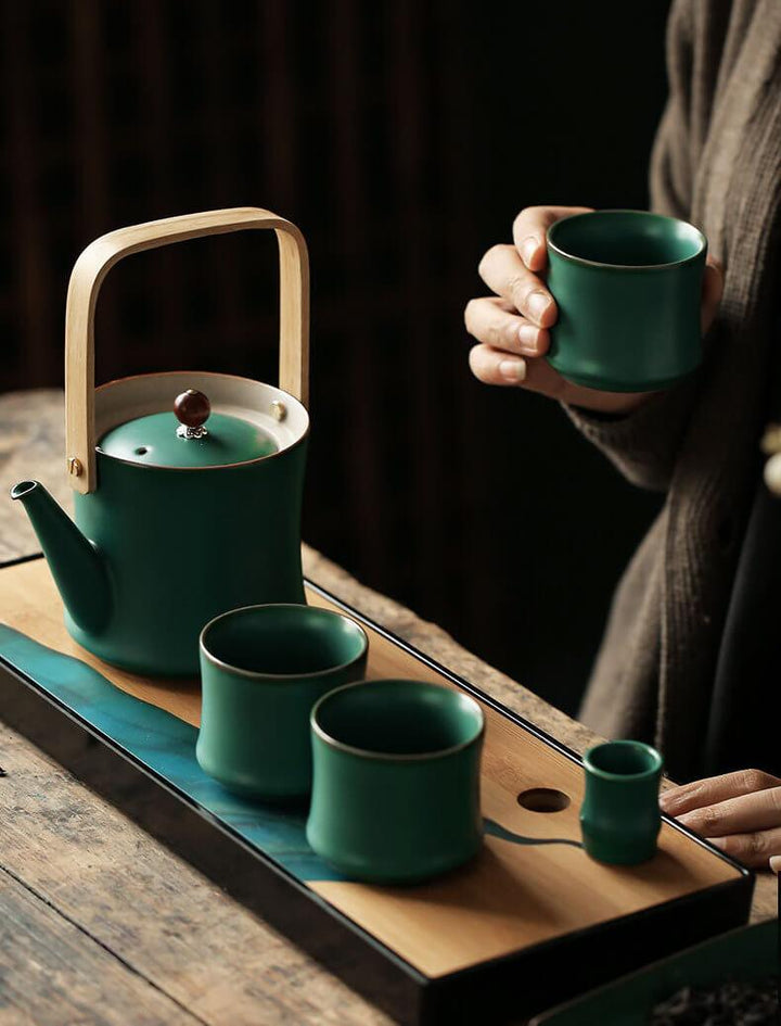 Japanese Ceramic Tea Cup | Ceramic Bamboo Cup - www.zawearystocks.com