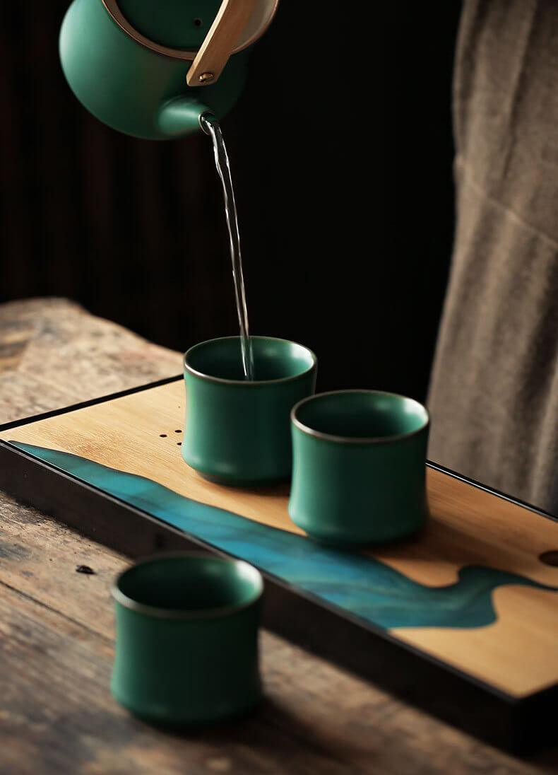 Japanese Ceramic Tea Cup | Ceramic Bamboo Cup - www.zawearystocks.com