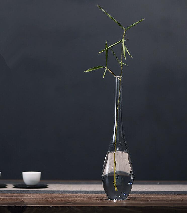 Japanese GY Transparent Glass Vase - www.zawearystocks.com
