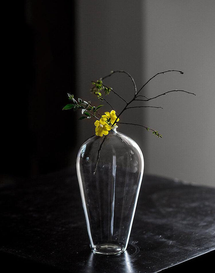 Japanese Pot Belly Glass Vase - www.zawearystocks.com