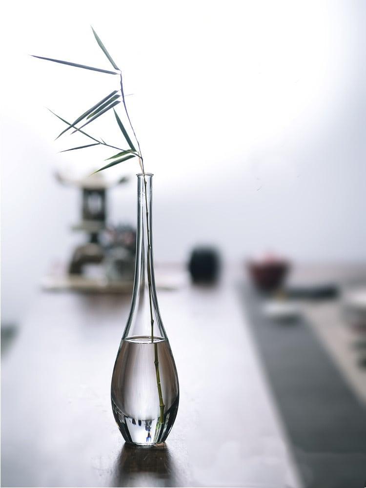 Japanese GY Transparent Glass Vase - www.zawearystocks.com