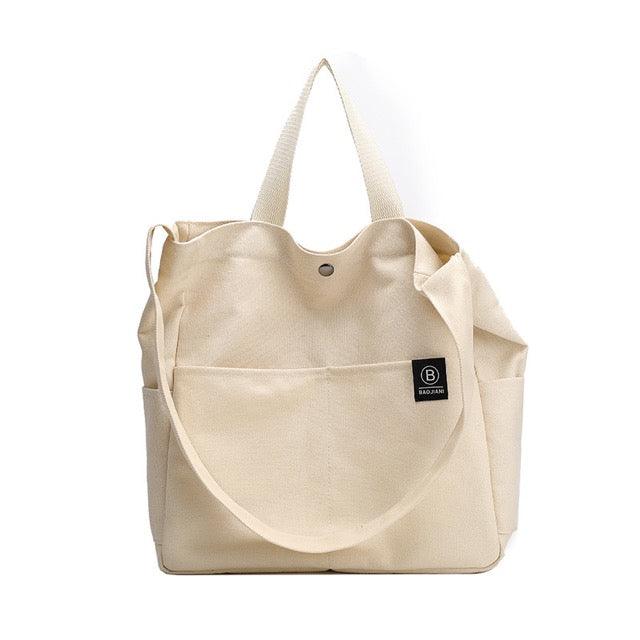 Wide Shoulder Straps Canvas Tote Bag | Handbag | Crossbody Bag | Shoulder Bag - www.zawearystocks.com