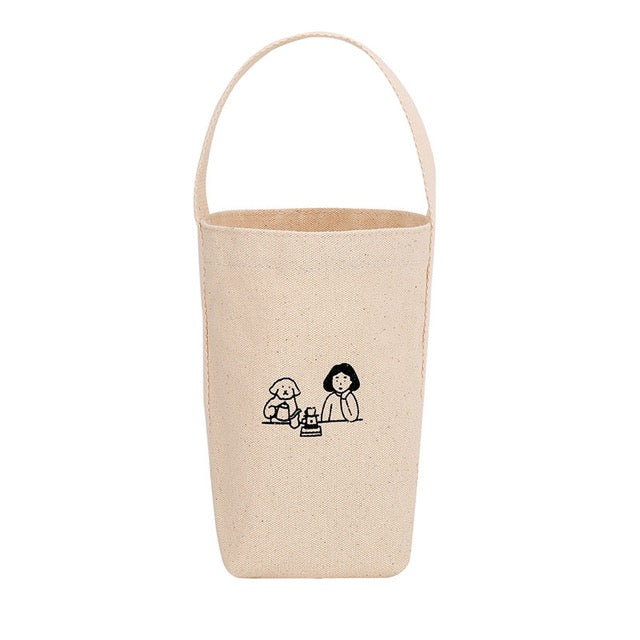 Beverage Canvas Carrying Bag | Crossbody Bag