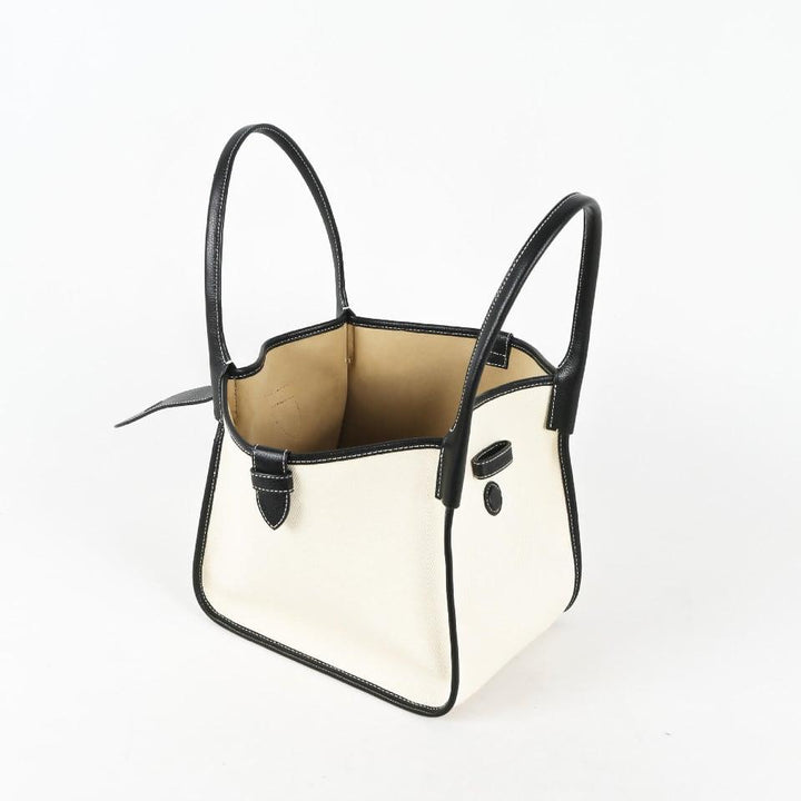 Classic Large Black Two-handed Canvas Square Swing Bag - Wings Bag | ShoulderBag | Handbag - www.zawearystocks.com