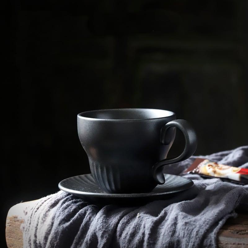 Ceramic Gourd Coffee Cup & Saucer Set | Gourd Mug Set - www.zawearystocks.com