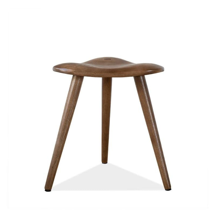 Tetsu - Solid Ash Wood Triangle Stool | Dining Stool