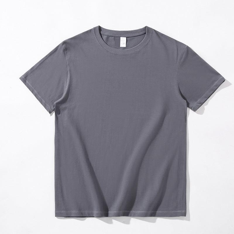 270g Combed Cotton Unisex T-Shirt-Grey - loliday.net