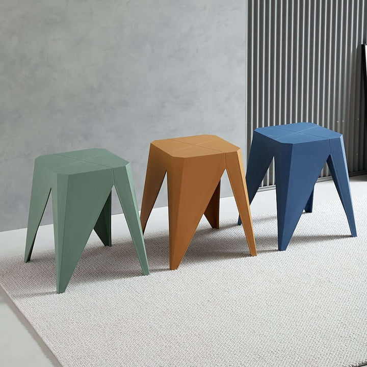 Abe - Plastic Stools - Set of 4