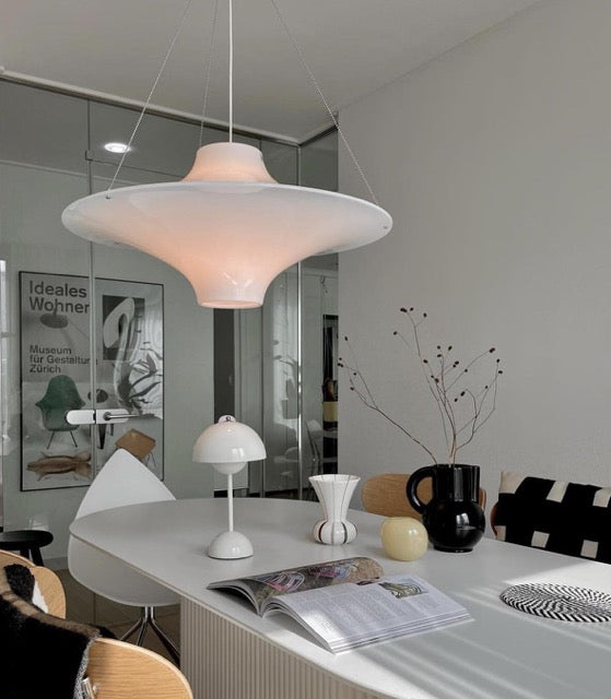 Bauhaus Cream Series UFO-shaped Pendant Light