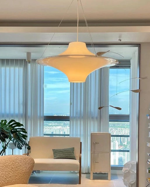 Bauhaus Cream Series UFO-shaped Pendant Light