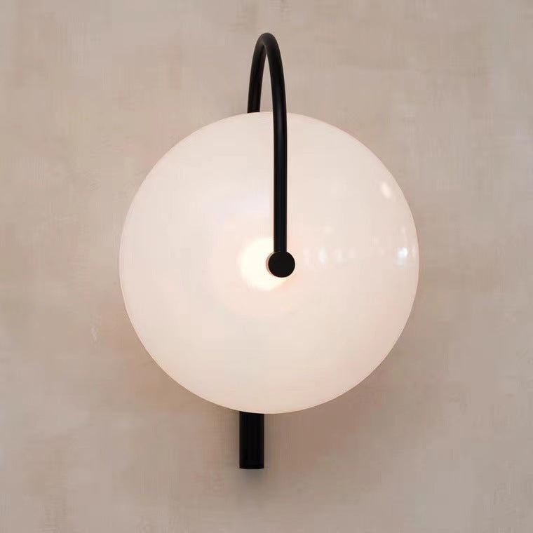 Glass Mist Disc Sconce - Type B