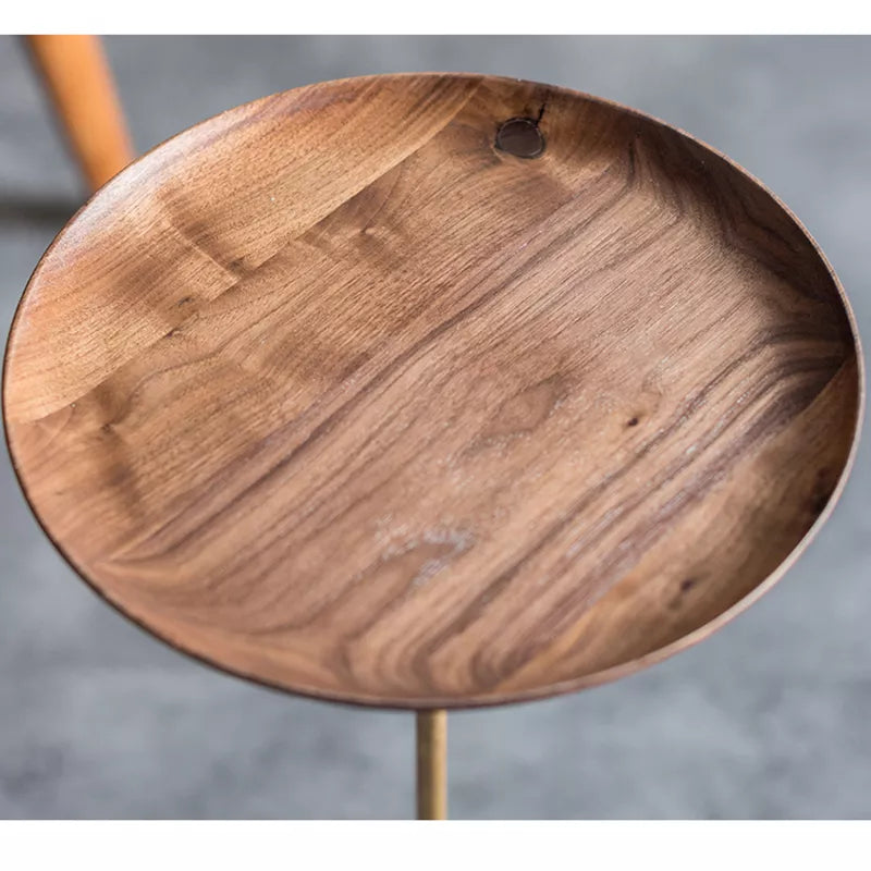 Saiya - Black Walnut Side Table | Accent Table