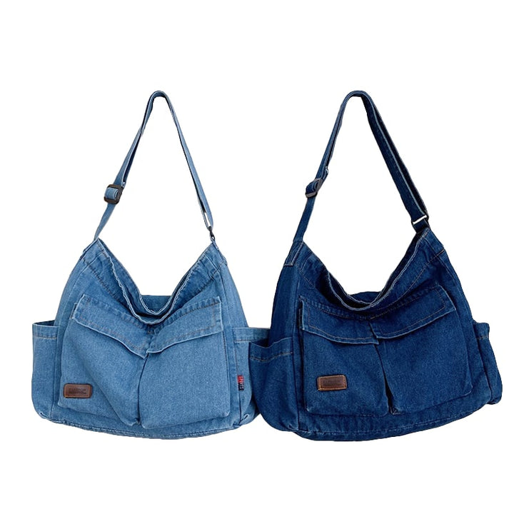 CRUZ Denim Hobo Bag | Shoulder Bag | Tote Bag