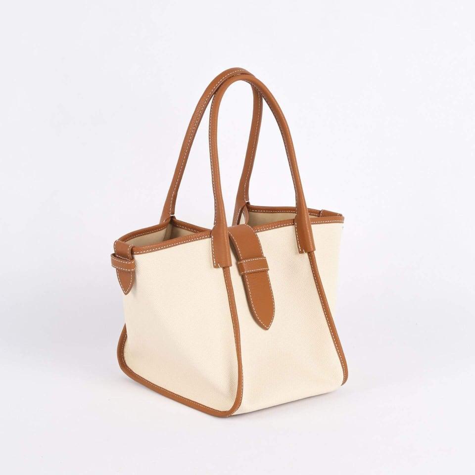 Classic Large Brown Two-handed Canvas Square Swing Bag - Wings Bag | ShoulderBag | Handbag - www.zawearystocks.com