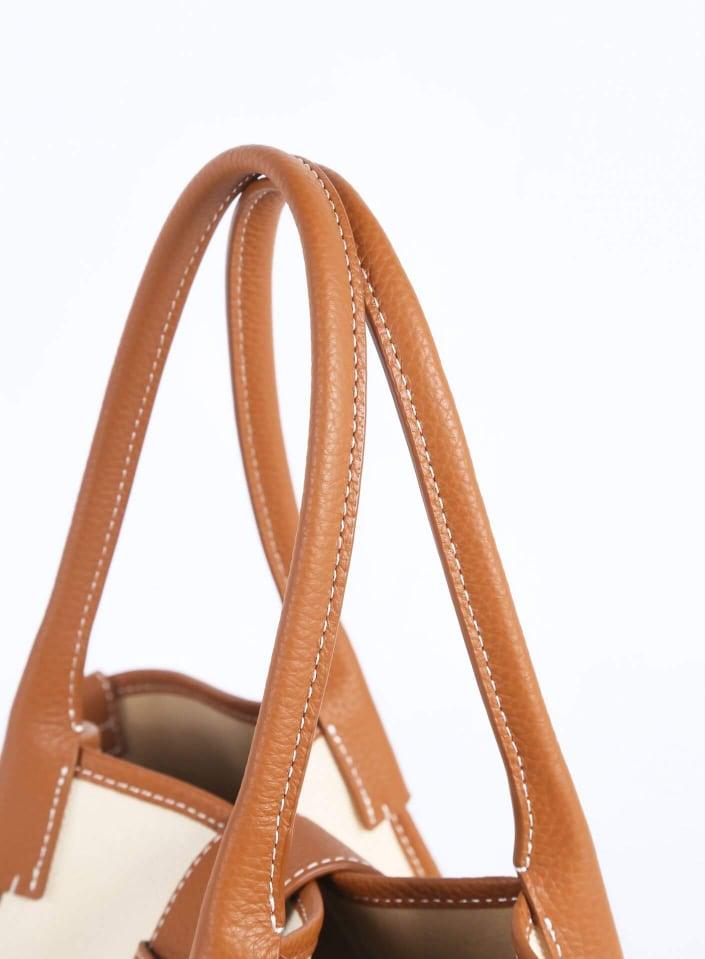 Classic Large Brown Two-handed Canvas Square Swing Bag - Wings Bag | ShoulderBag | Handbag - www.zawearystocks.com