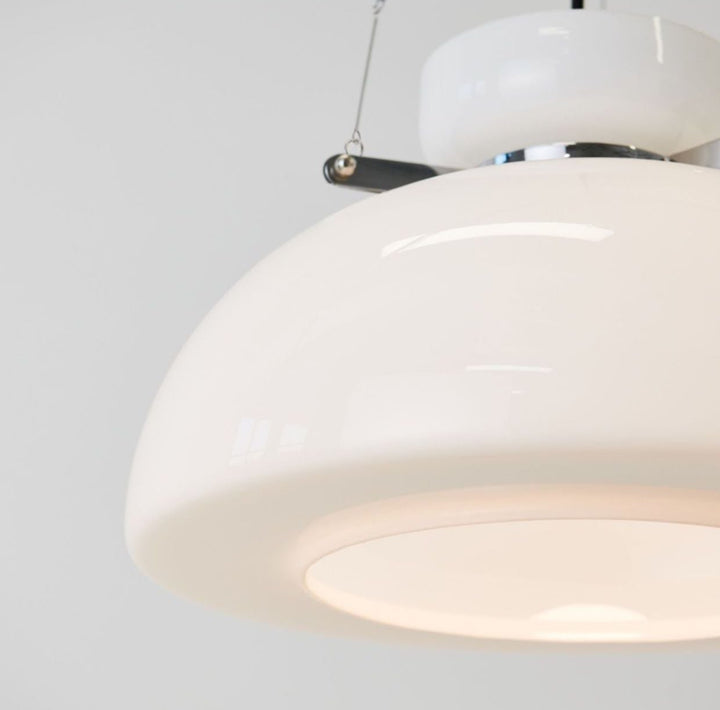 ADITI | 400mm Milk White Glass Pendant Light