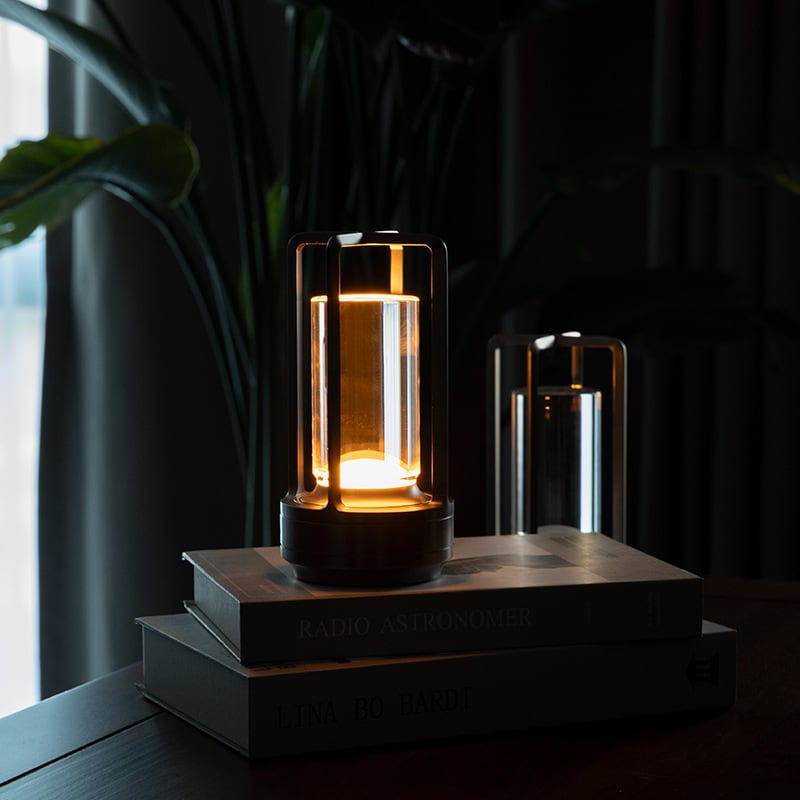 Japanese Ambient Lantern - Cordless Crystal Table Lamp