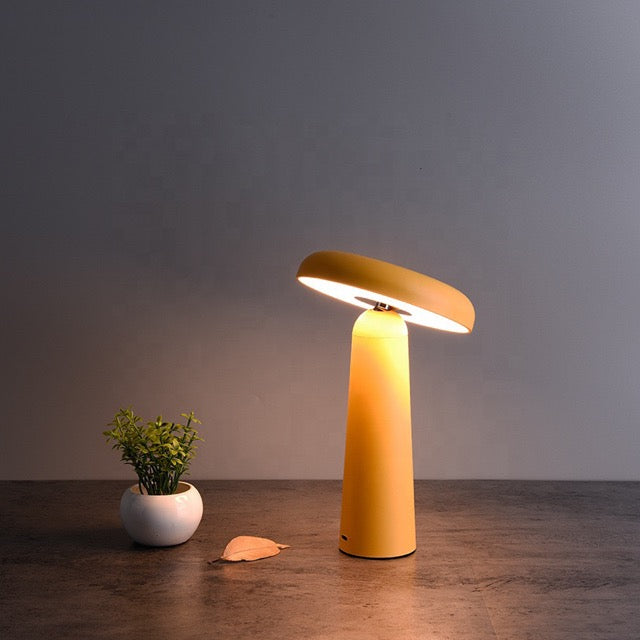 Nordic Shakeable USB Recharge LED Cordless Mushroom Table Lamp