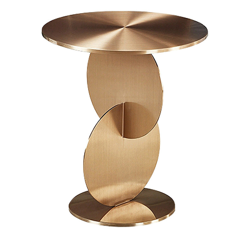 Elijah - Stainless Steel Geometric Side Table