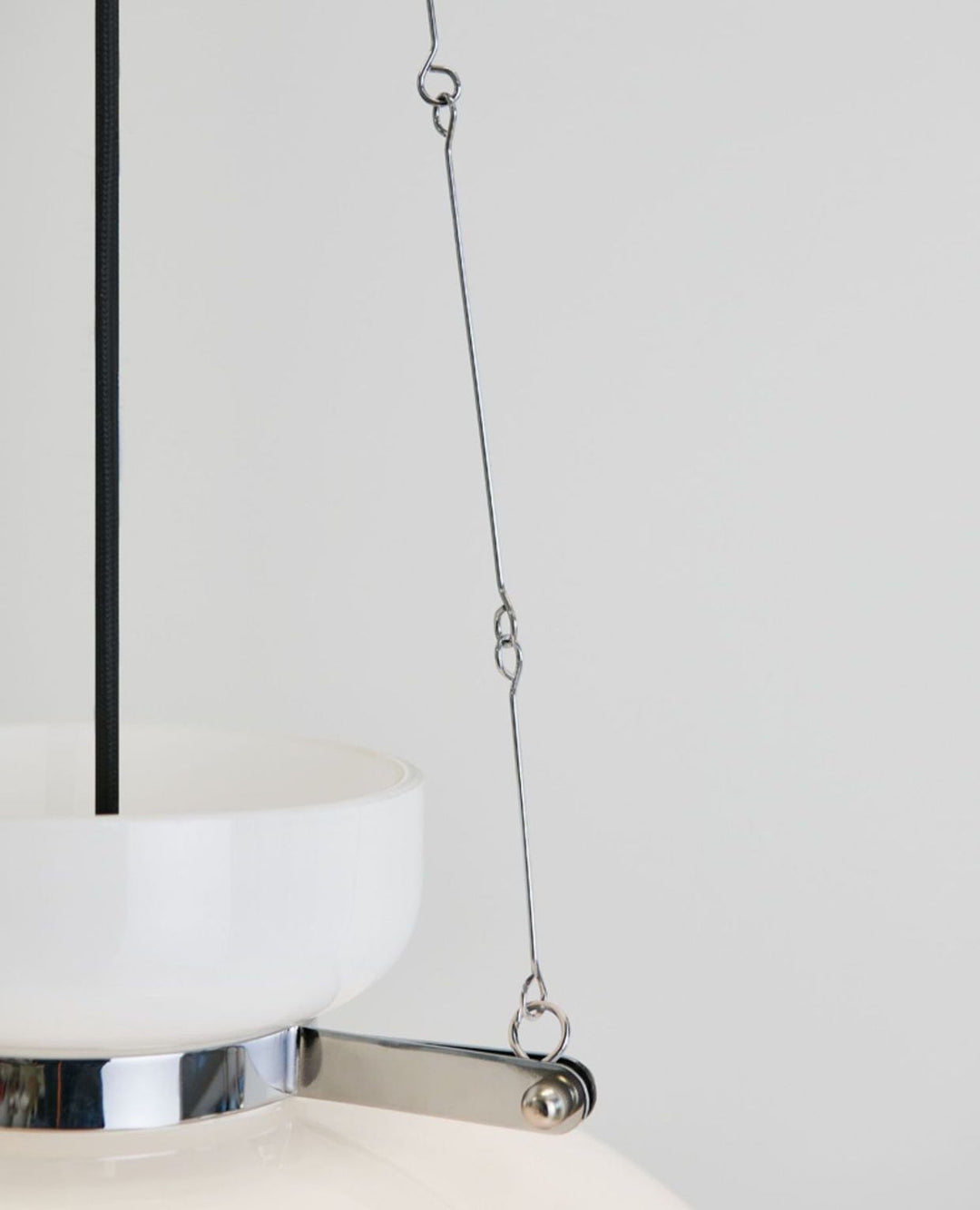 ADITI | 400mm Milk White Glass Pendant Light