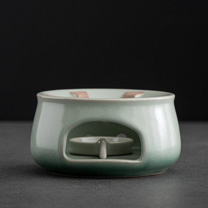 Japanese-style Ashtray Pottery Lifting Beam Teapot Candle Tea Warmer Set - www.zawearystocks.com