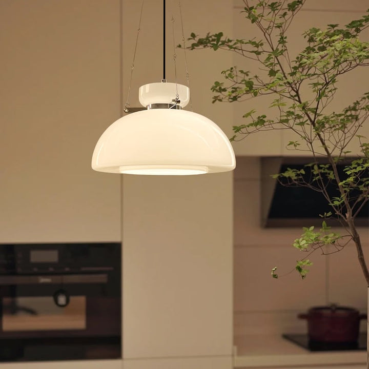 ADITI | 400mm Milk White Glass Pendant Light