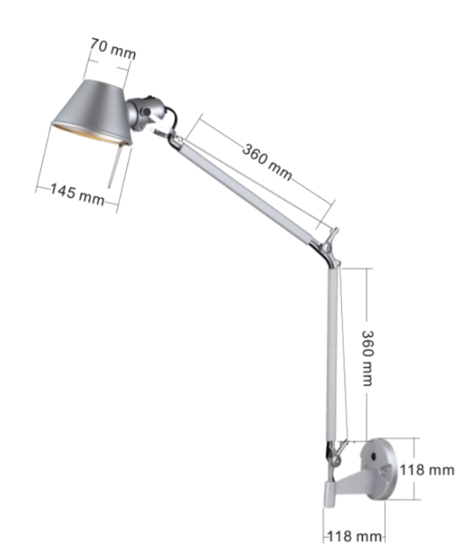 PARETE - S Bracket Wall Lamp