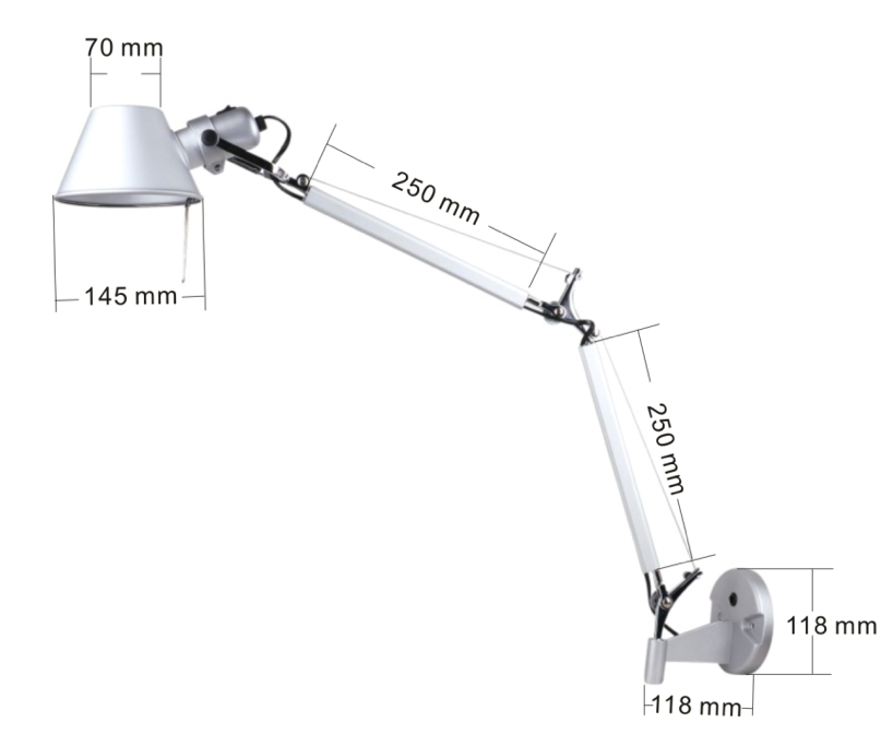 PARETE - S Bracket Wall Lamp