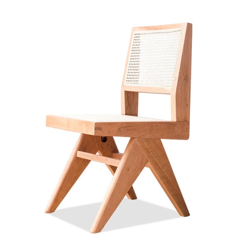 Akai Rika - Cherry Wooden & Rattan Chair - www.zawearystocks.com