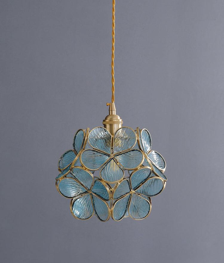 Cherry Blossoms | Glass Color Petal Pendant Light