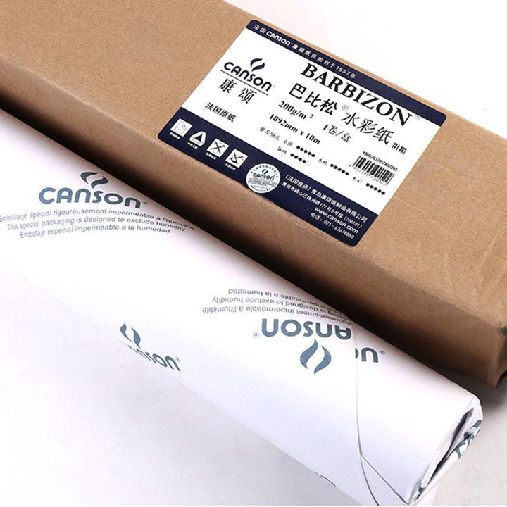 Canson Barbizon Watercolor Paper Roll - 43"x 11 yd (1092 mmx 10 m) - www.zawearystocks.com