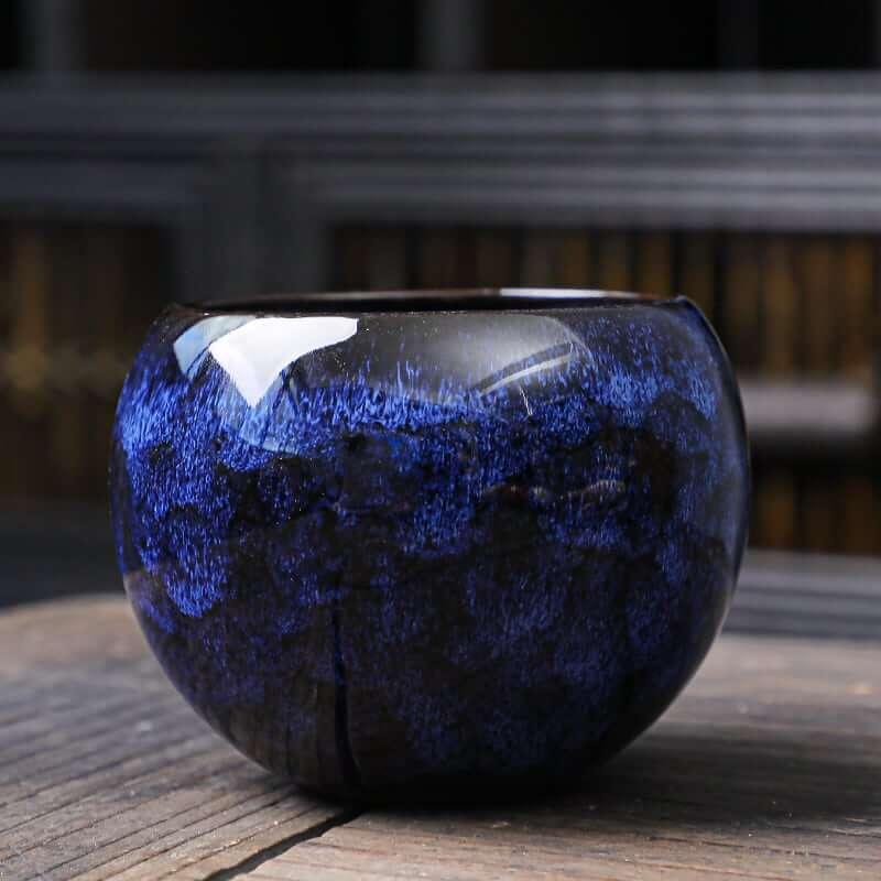 Colorful Cellar Glaze Chinese Tea Cup | Ceramic Dragon Egg Cup - www.zawearystocks.com