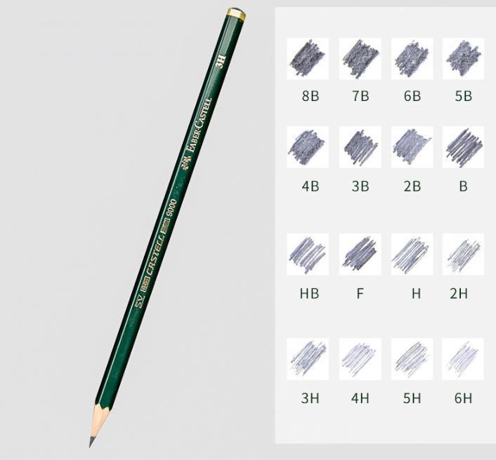 Faber-Castell 9000 Graphite Pencil-Set of 12 - www.zawearystocks.com