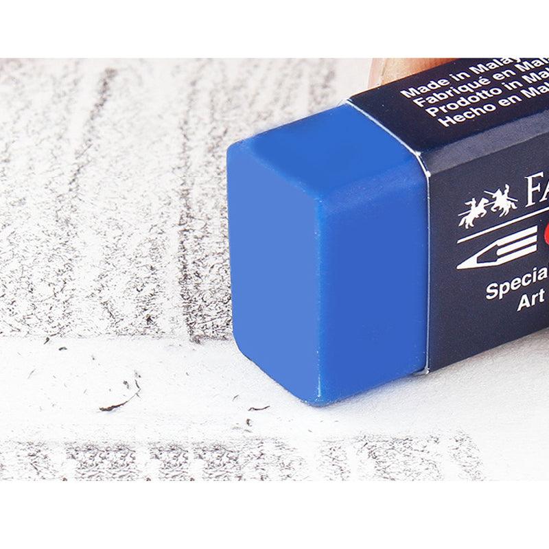 Faber-Castell Blue Eraser - Dust Free (Specially Formulated for Art & Graphic Use) - www.zawearystocks.com