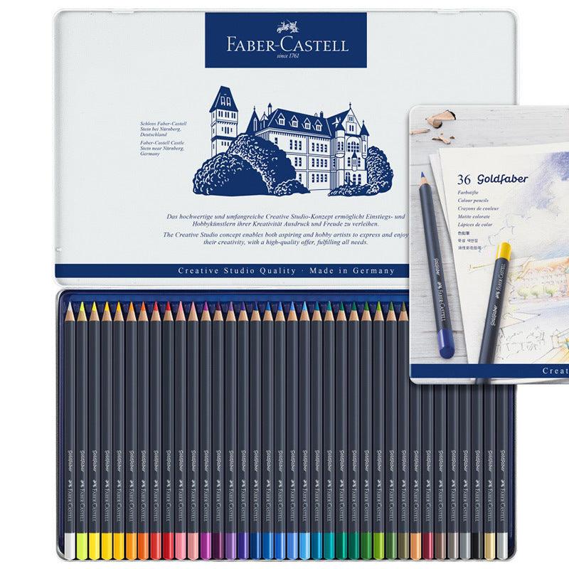 Faber-Castell Color Pencil Goldfaber Metal Tin Sets - www.zawearystocks.com