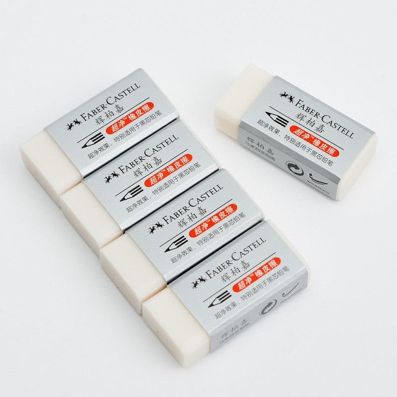 FABER-CASTELL ERASER:WHITE ERASER - www.zawearystocks.com