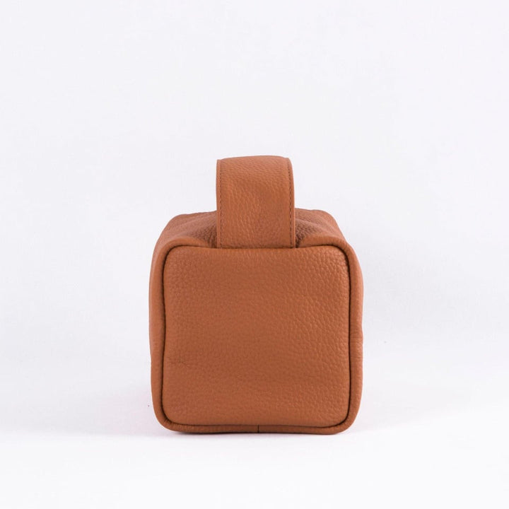 TROW Square 90's Top Handle Bag in Leather