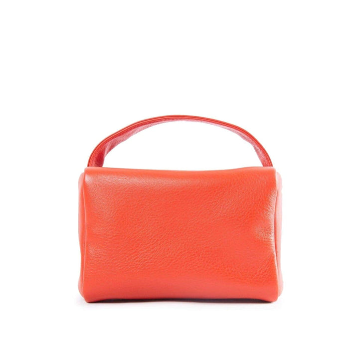 TROW Square 90's Top Handle Bag in Leather