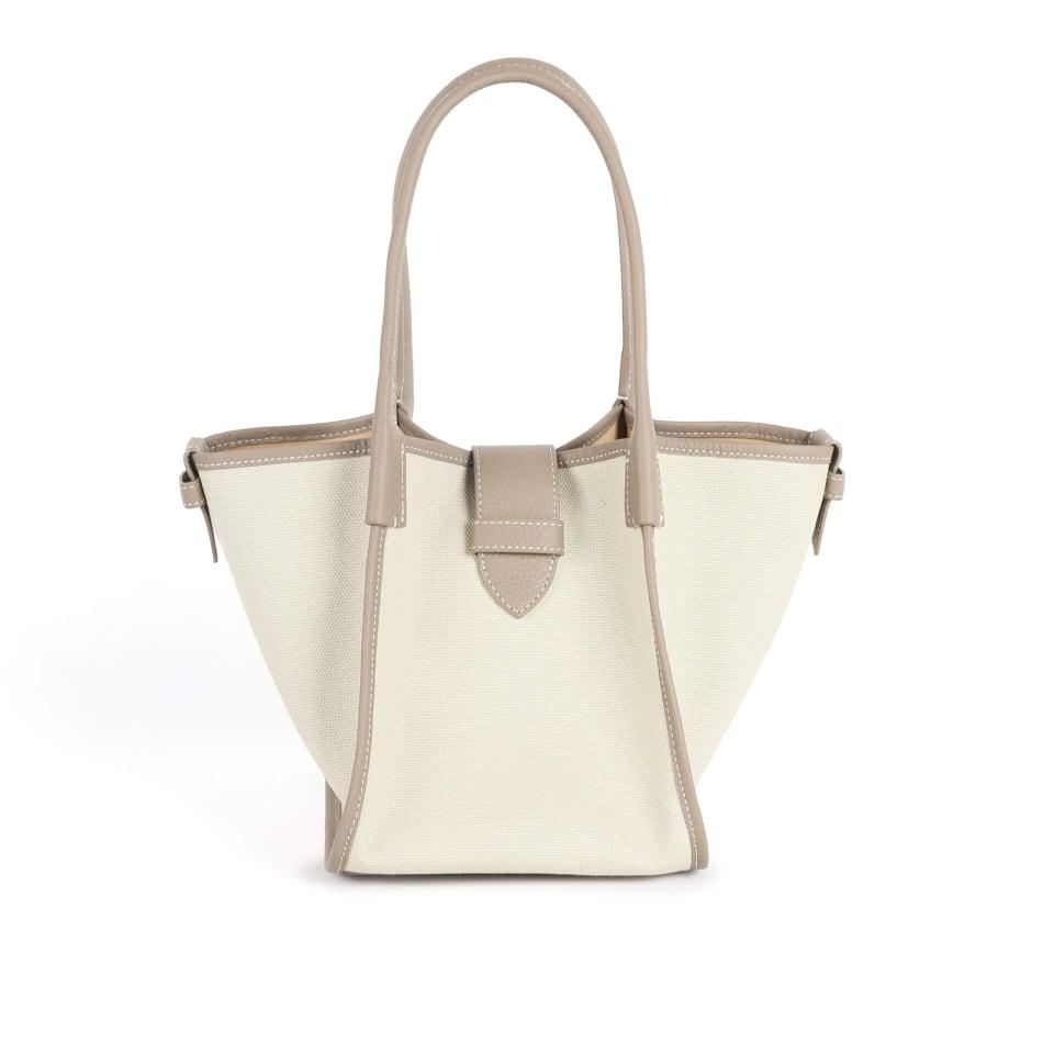 Classic Large Gray Two-handed Canvas Square Swing Bag - Wings Bag | ShoulderBag | Handbag - www.zawearystocks.com